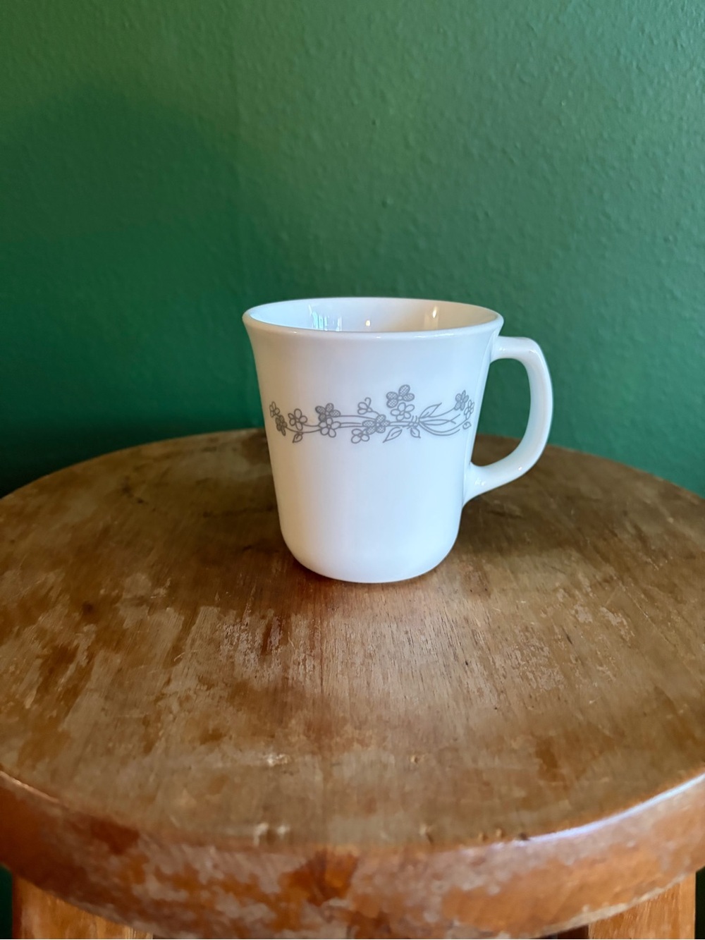 Vintage Corning Corelle Ribbon Bouquet Mug 8oz